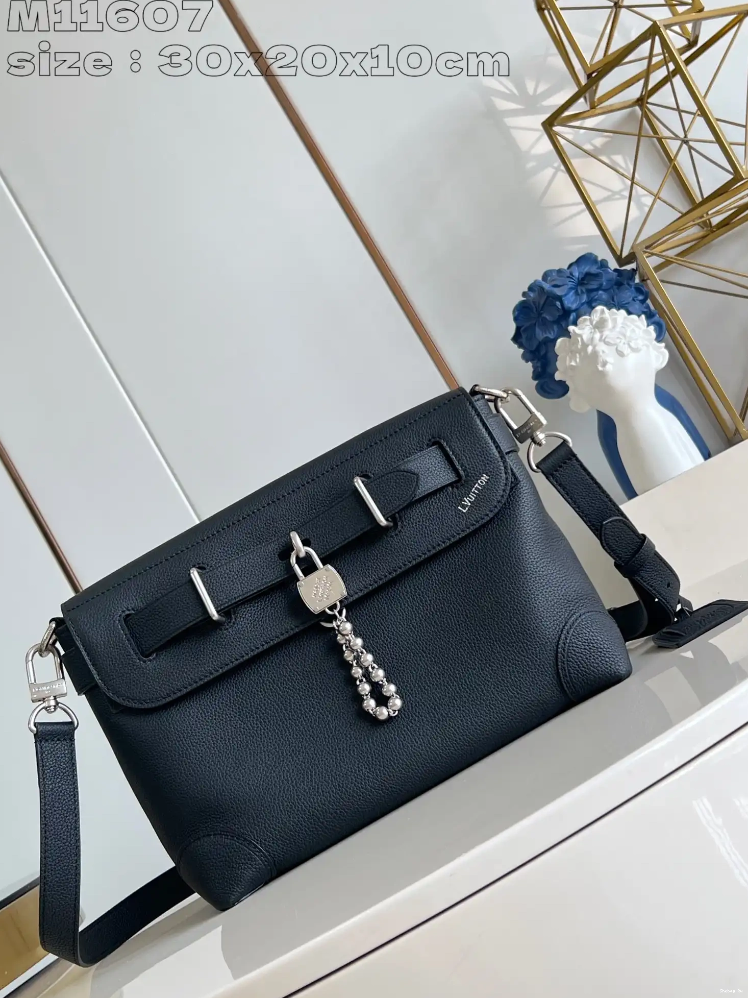 VUITTON Steamer LOUIS Crossbody-30*20*10CM 0530